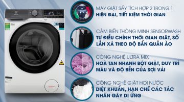 Máy giặt sấy Electrolux