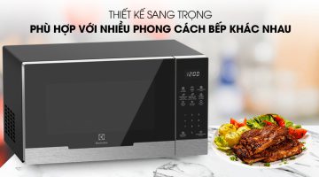 (Tiếng Việt) Lò vi sóng Electrolux có nướng 23 lít EMG23DI9EBP